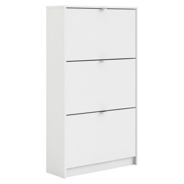 Pantofar alb cu deschidere înclinată Shoes – Tvilum