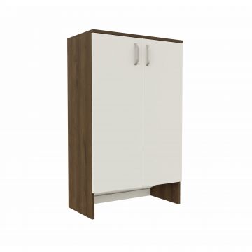 Pantofar Luis, Stejar Bronz/Alb, L 66 x l 35 x H 110 cm
