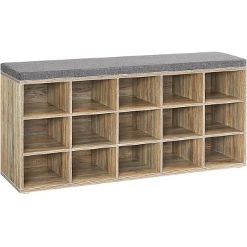 Bancuta hol cufar cu depozitare, Vasagle, Oak, 30 x 105 x 48 cm