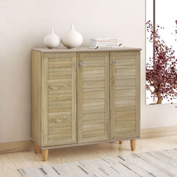 Dulap de pantofi MDF, SANTΟ, 89x34x91 cm