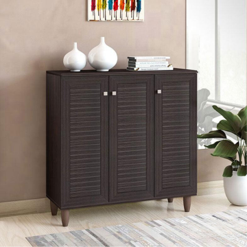 Dulap de pantofi SANTΟ, 16-20 perechi,Nuc, 89x34x91 cm