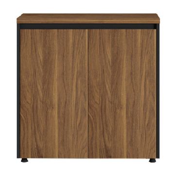 Dulap jos Oscar pakoworld de culoare nuc-antracit 80x40x80cm