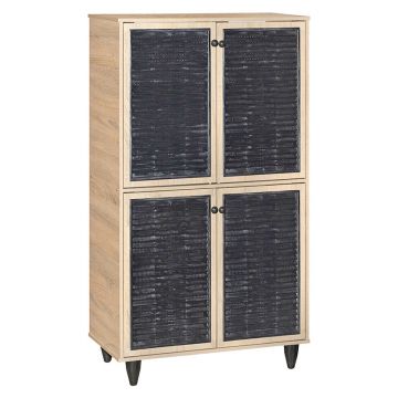 Dulap pantofi Ronan pakoworld Natural 70.5x35x122cm
