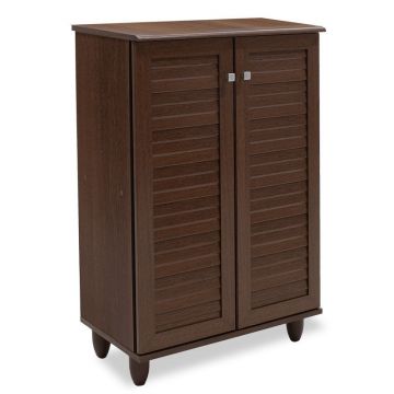 Dulap pantofi SANTΟ, 10 - 12 perechi, nuc, 60 x35 x 92 cm