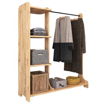 Mobilier de intrare Renesme alb 106x35x128cm 35x106