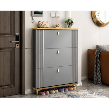 Pantofar 602 MDF Grey 100x24x118 cm
