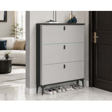 Pantofar 603 MDF Grey 100x24x118 cm