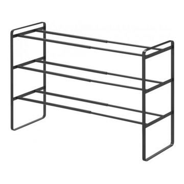 Pantofar ajustabil cu 3 etaje YAMAZAKI Maebashi, negru