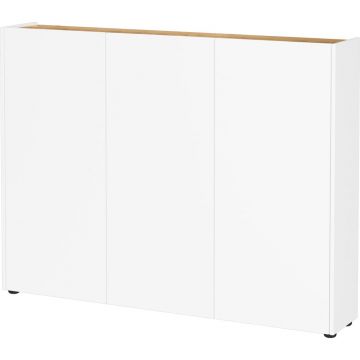 Pantofar alb cu aspect de lemn de stejar 138x105x25 cm Libbiano – Germania