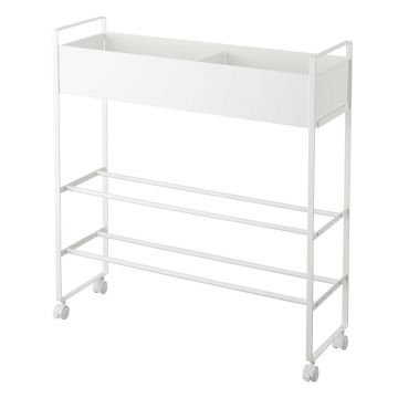 Pantofar pentru copii alb din metal 74,5x74,5x22 cm Tower – YAMAZAKI