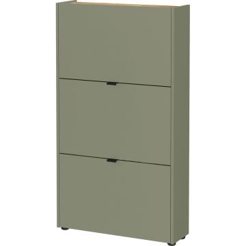 Pantofar taupe cu deschidere înclinată 71x127x22 cm Ameca – Germania