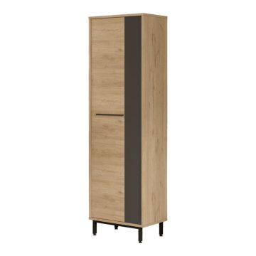 Suport pantofi Scarpera, Pako World, Antracit-Natural, 57x35x185 cm