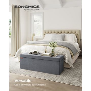 Cufar depozitare Songmics Gri 110x38x38 cm