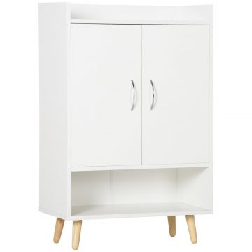 Dulap Pantofar Compact Alb pentru Hol