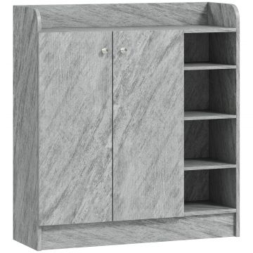 Dulap Pantofi 83 30 90 cm - Lemn, 12 Perechi, Culoare Cafenie