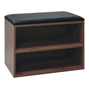 Dulap pantofi cu bancheta Kiana, 60x32x44 cm