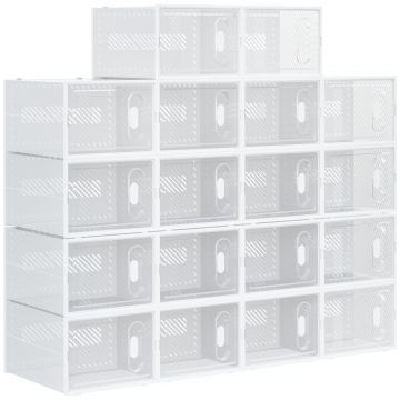 Dulap Pantofi Modular - 18 Cuburi cu Ventilatie