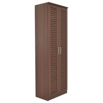 Dulap pantofi Sante 21 perechi, culoarea nuc 60x37x183cm