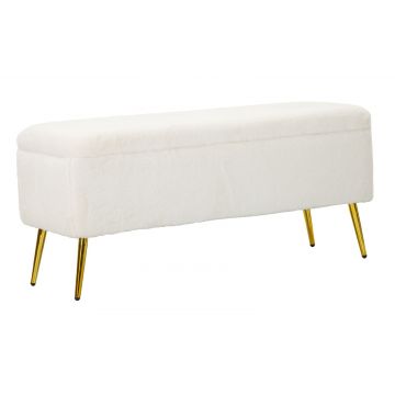 Mauro Ferretti Bancă Cu Contenitor Soffy  cm 112X42X50 | Aosom Romania