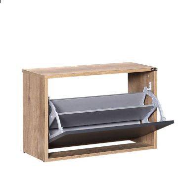 Pantofar Băncuță SHC-110-BB-1 Home Collection®, cu Șezut, 6 Perechi, 60x42x30 cm - Natur