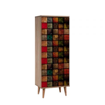 Pantofar Leyla, Multicolor, 50x135x38 cm - Multicolor