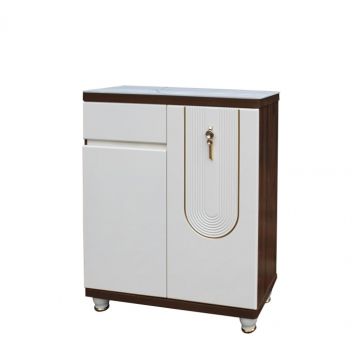 Pantofar MDF Linea crem deschis 80x33x99 cm