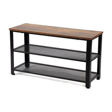 Pantofar negru din oÈel 80x45x30 cm Arne âBonami Essentials