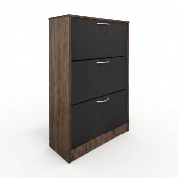 Pantofar Savaz, Lemn, 60x24x114 cm - Sonoma