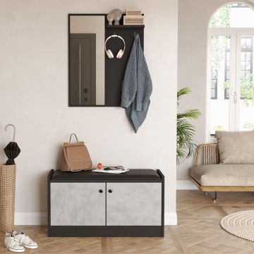 Cuier Remark, 86x45x36 cm - Alb