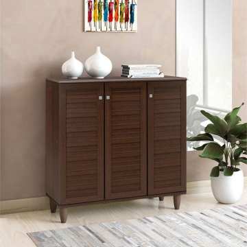Dulap de pantofi SANTΟ, 16-20 perechi, Diverse culori, 89x34x91 cm - Nuc