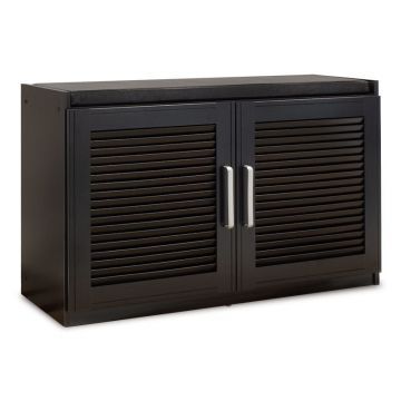 Dulap pantofi cu banca Crispy  94x35x60cm - Maro