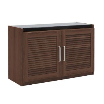 Dulap pantofi cu banca Crispy  94x35x60cm - Nuc