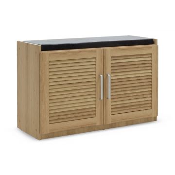 Dulap pantofi cu banca Crispy  94x35x60cm - Sonoma